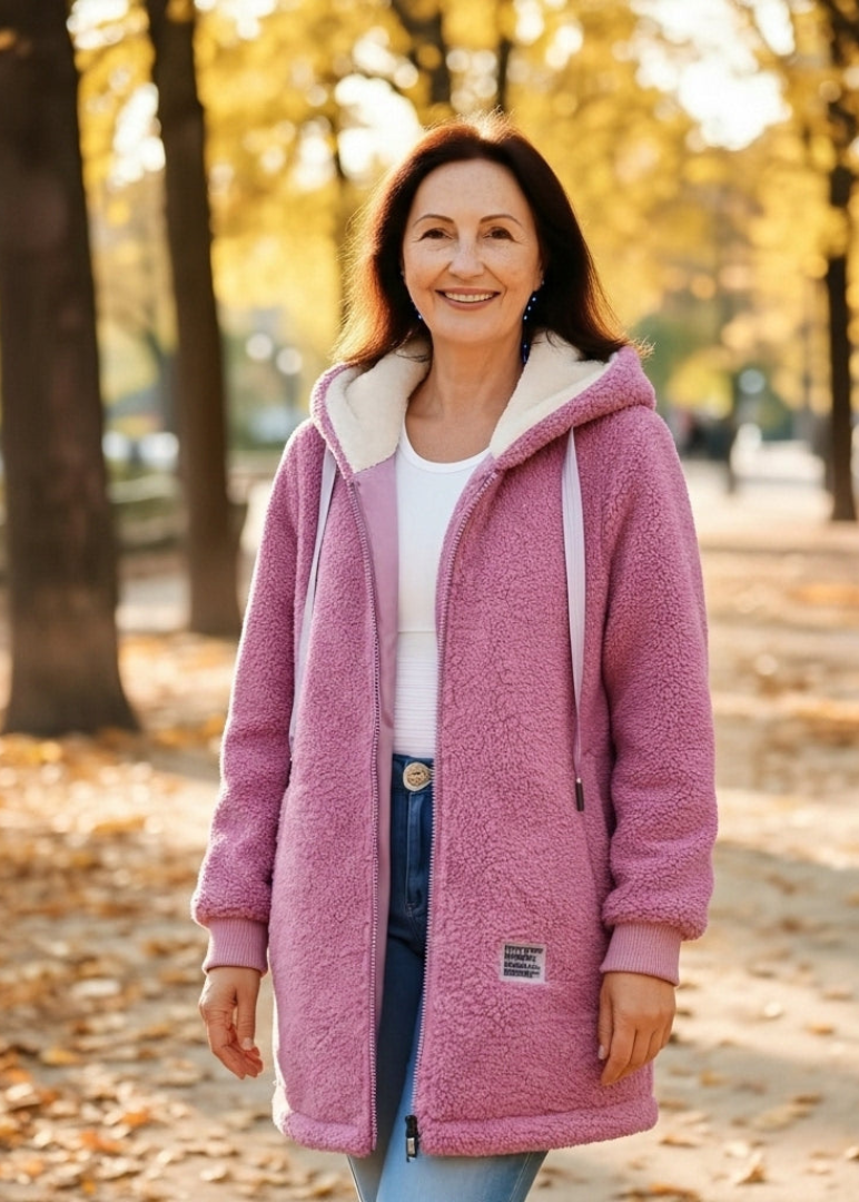 Margaux | Cardigan en peluche