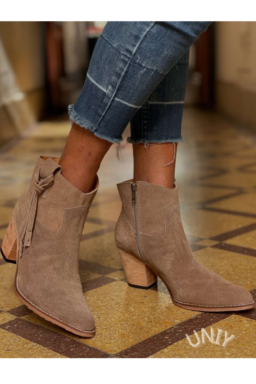 Josephine | Bottes chic en daim
