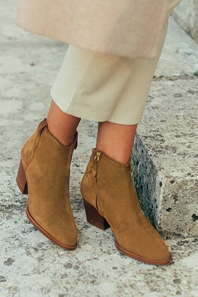 Chloë | Bottines Suédées Chic