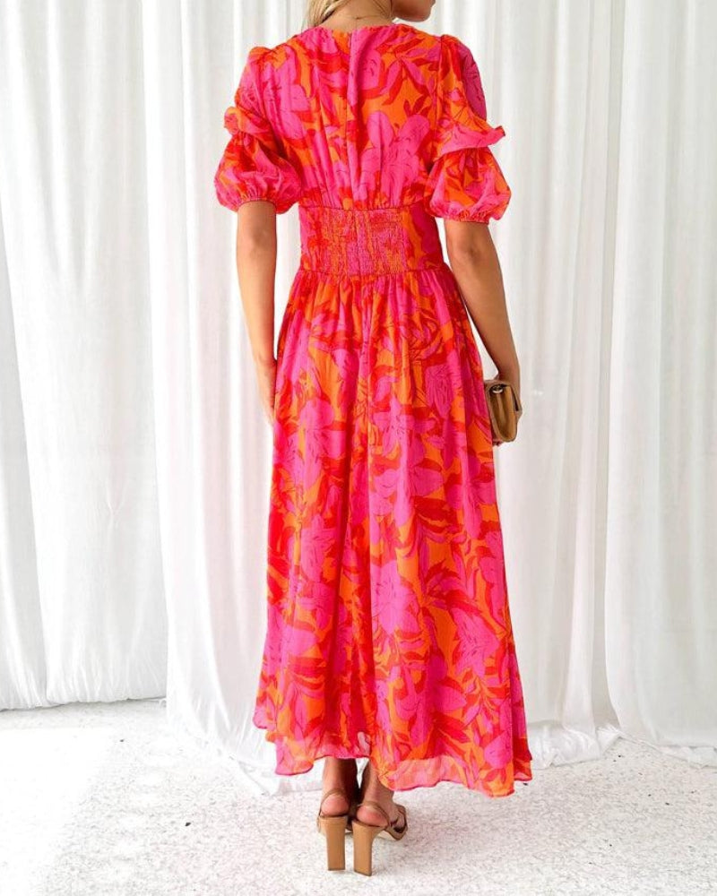 BORDEAUX | Robe Maxi Éclat Solaire (ÉDITION LIMITÉE!)