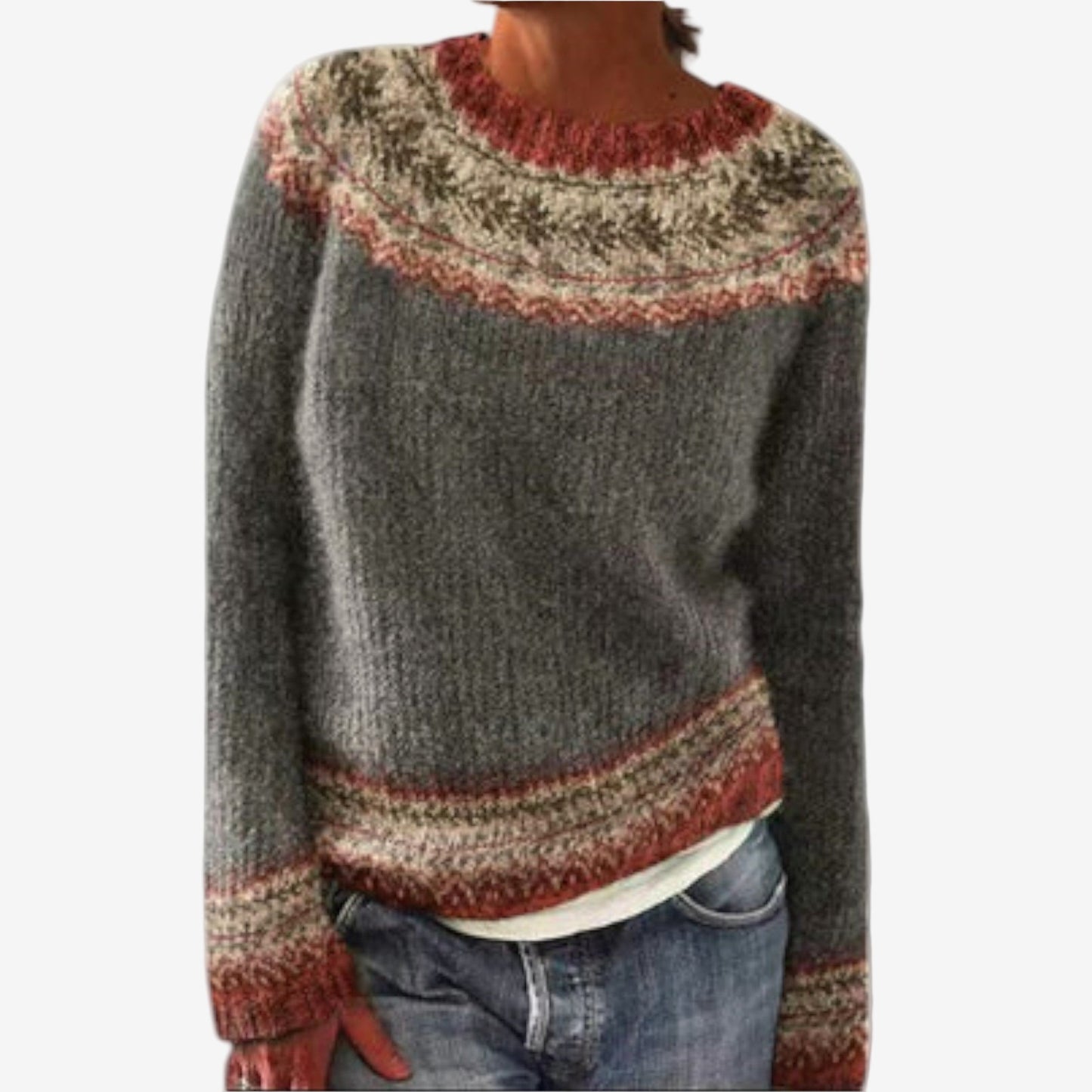 Suzane | Pull Tricot Nordique