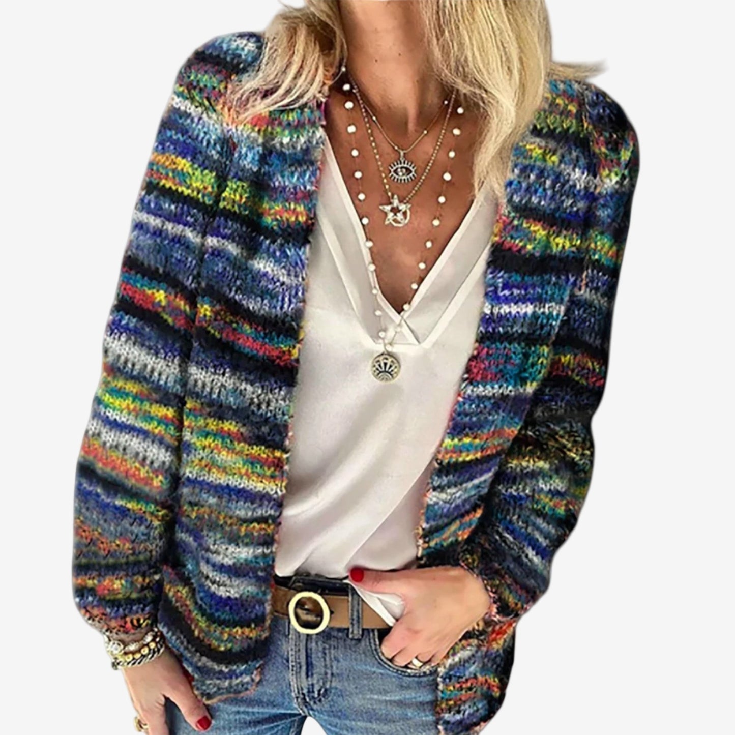 Birgitte | Cardigan Multicolore