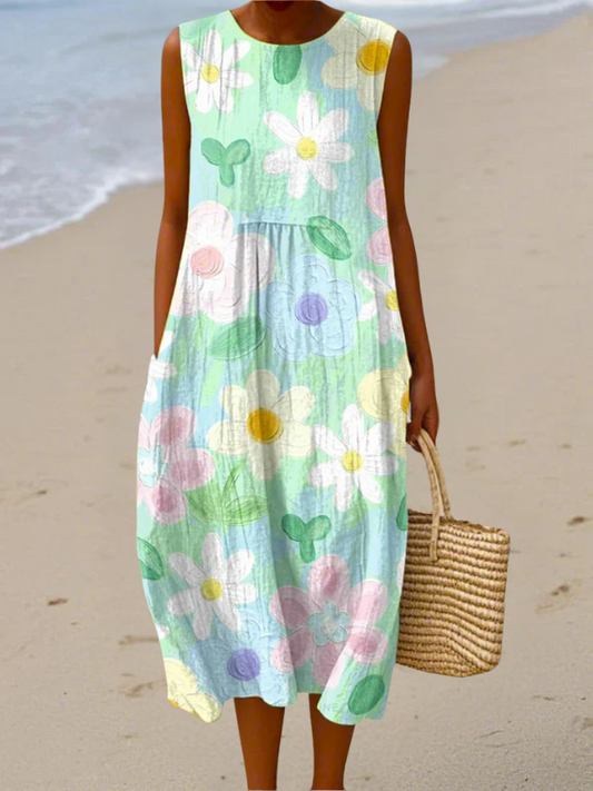 Erin | Robe Midi Pastel Blossom
