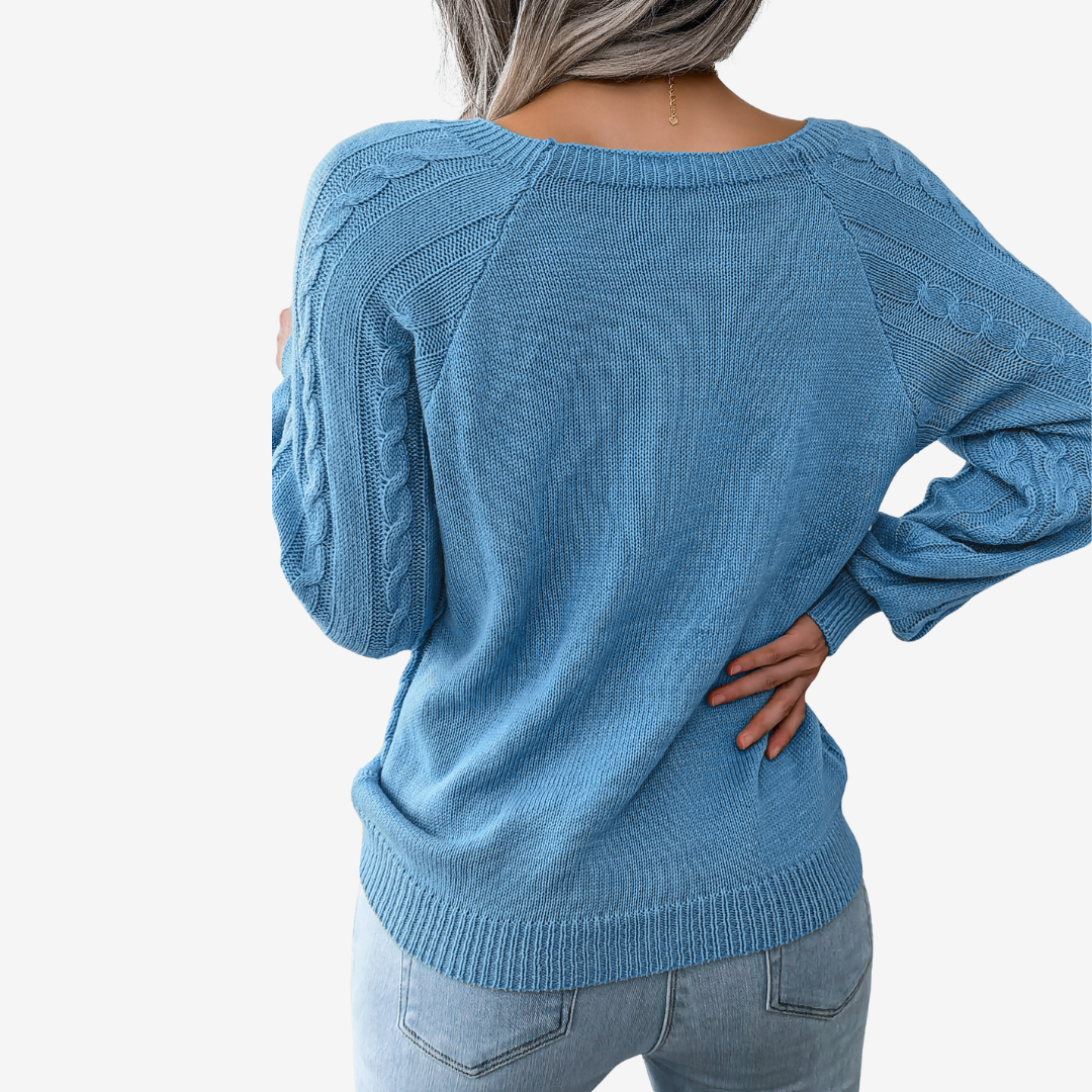 Meli | Pull à Boutons Décoratifs