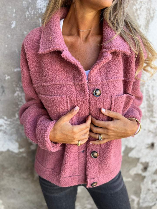 Mirella | Veste boutonnée douillette