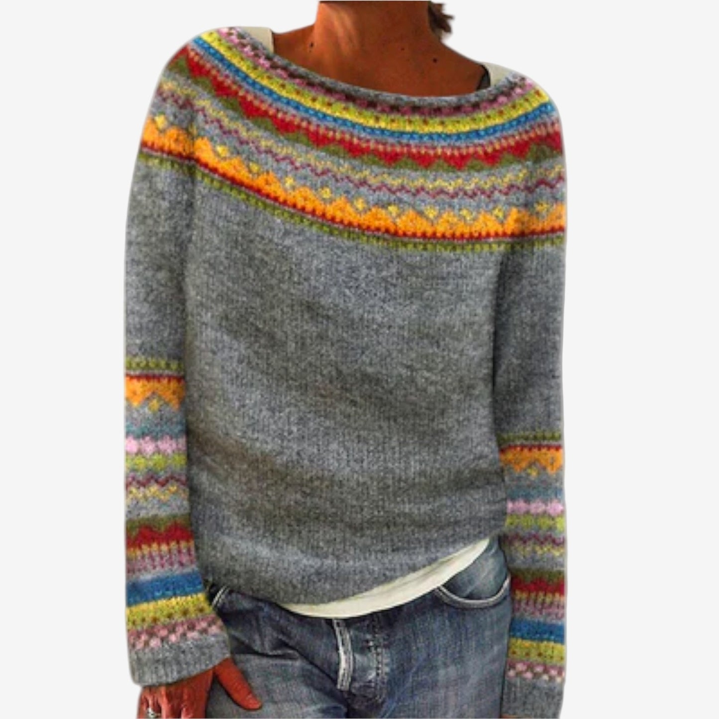 Suzane | Pull Tricot Nordique