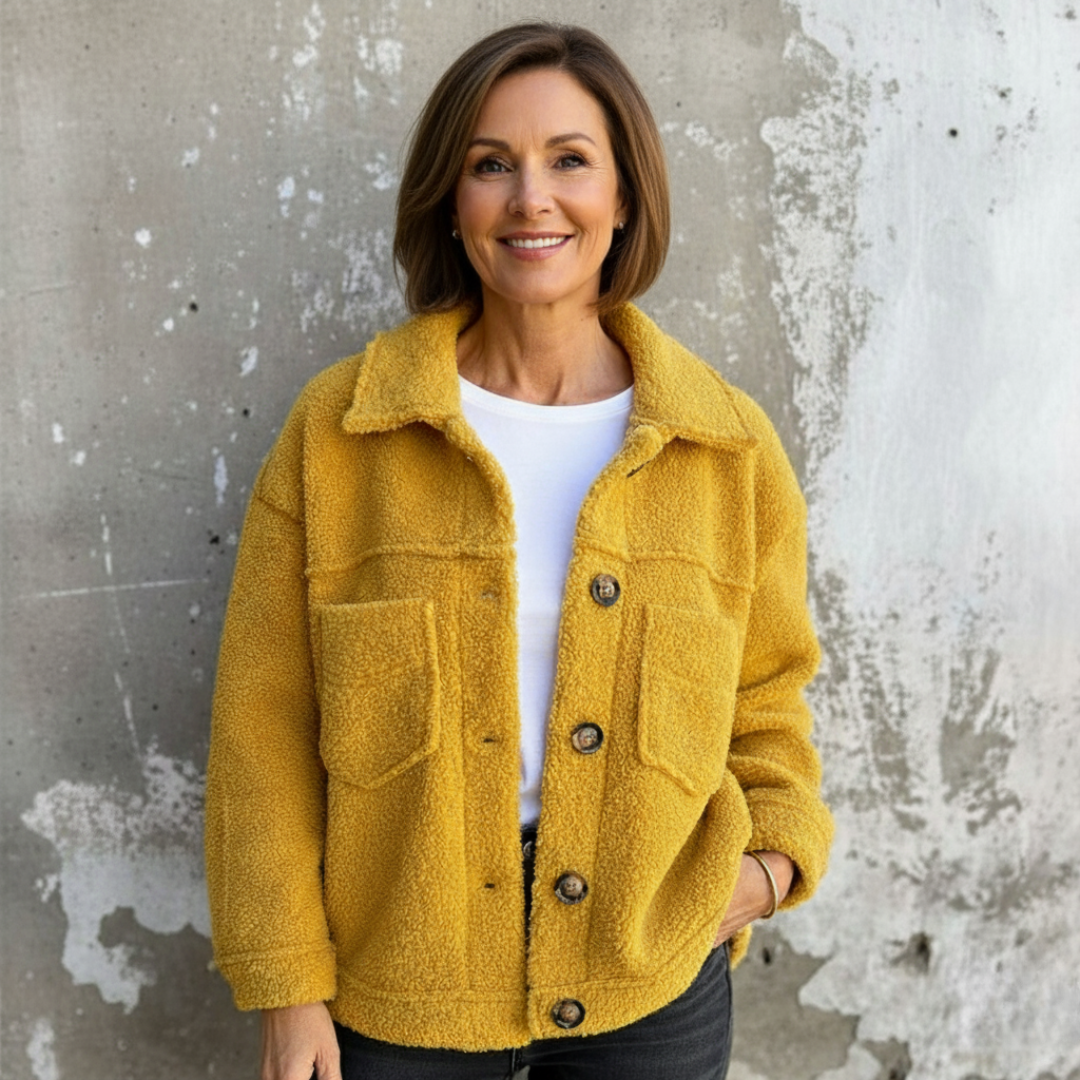 Mirella | Veste boutonnée douillette