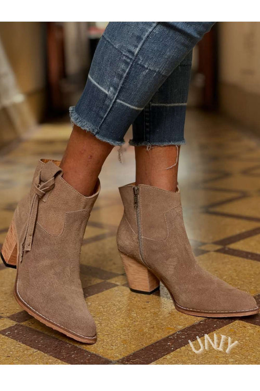 Josephine™ | Bottes chic en daim