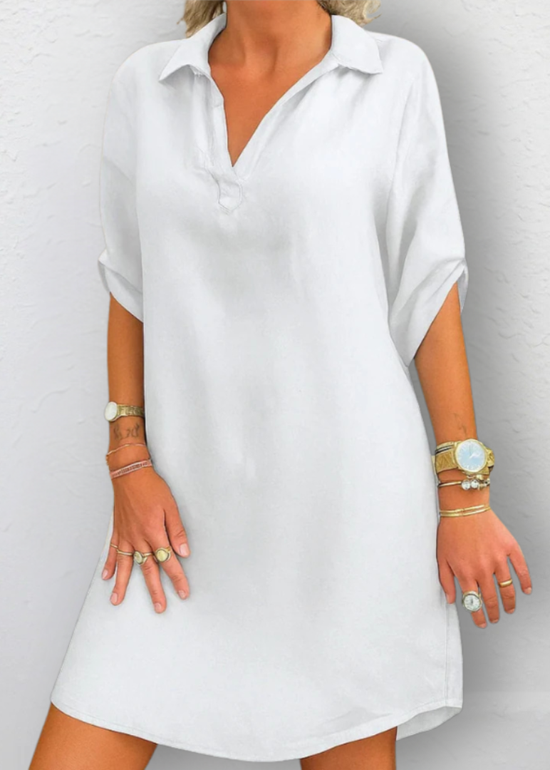 Sophia | Robe élégante et flatteuse avec col en V