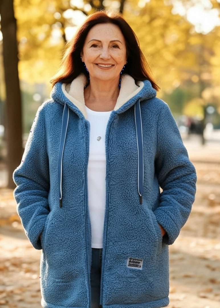 Denise ~ cardigan en peluche
