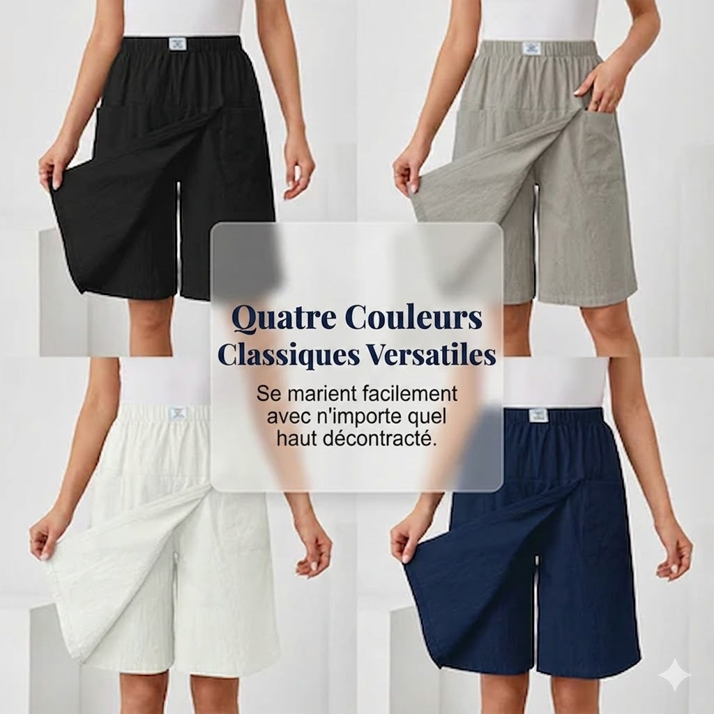 Libertine | Skort taille élastique poches liberté active