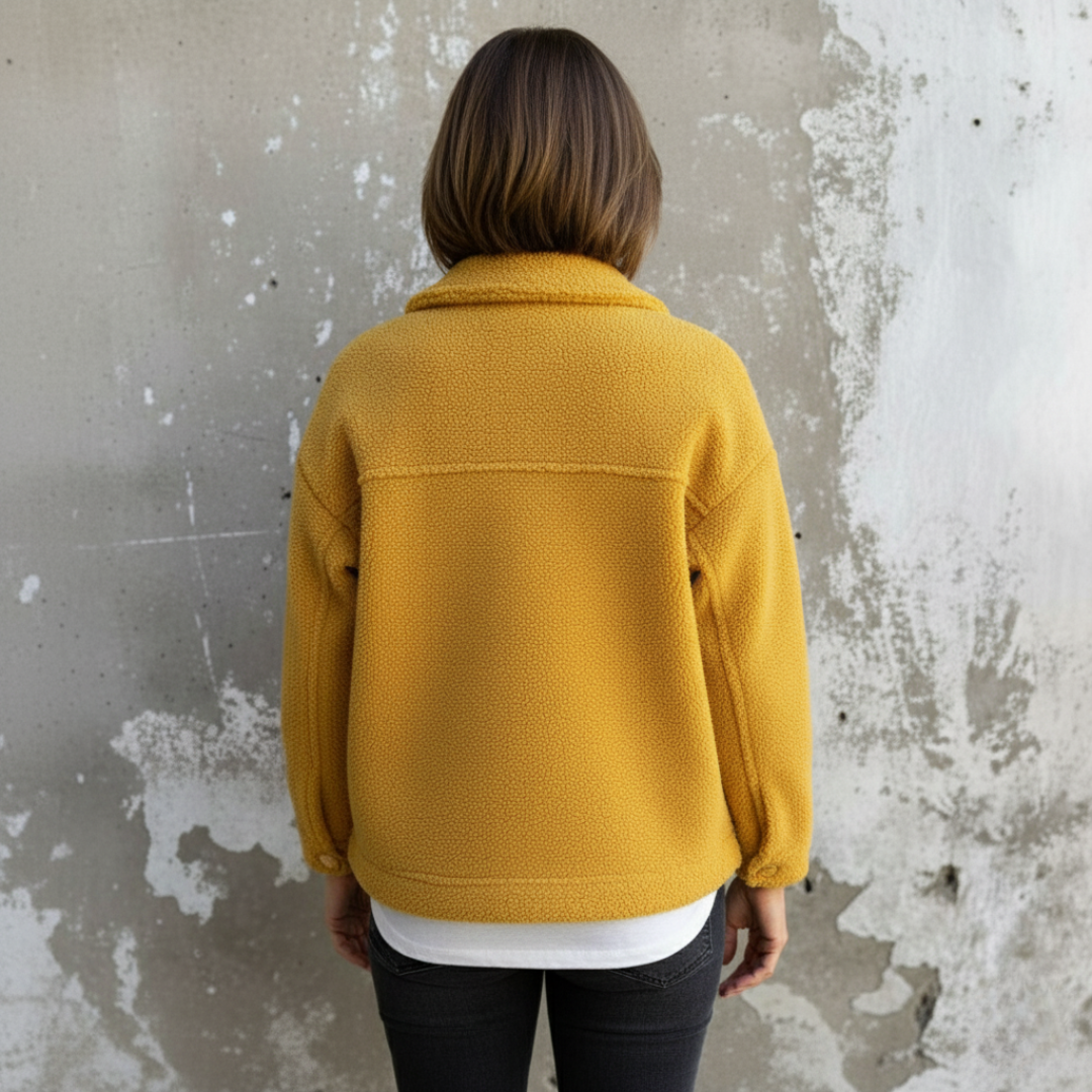 Mirella | Veste boutonnée douillette
