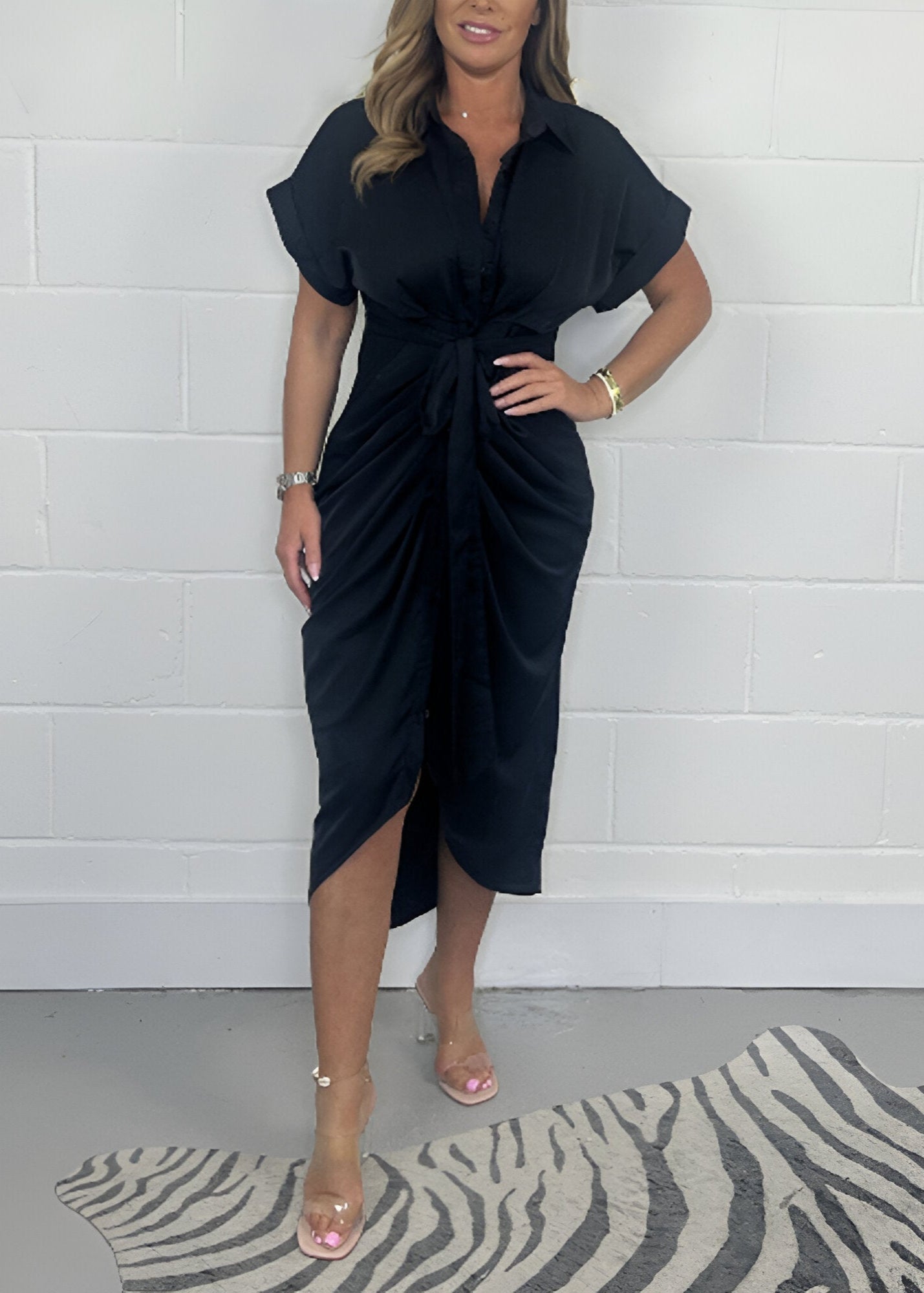 Valerie | Robe plissée élégante