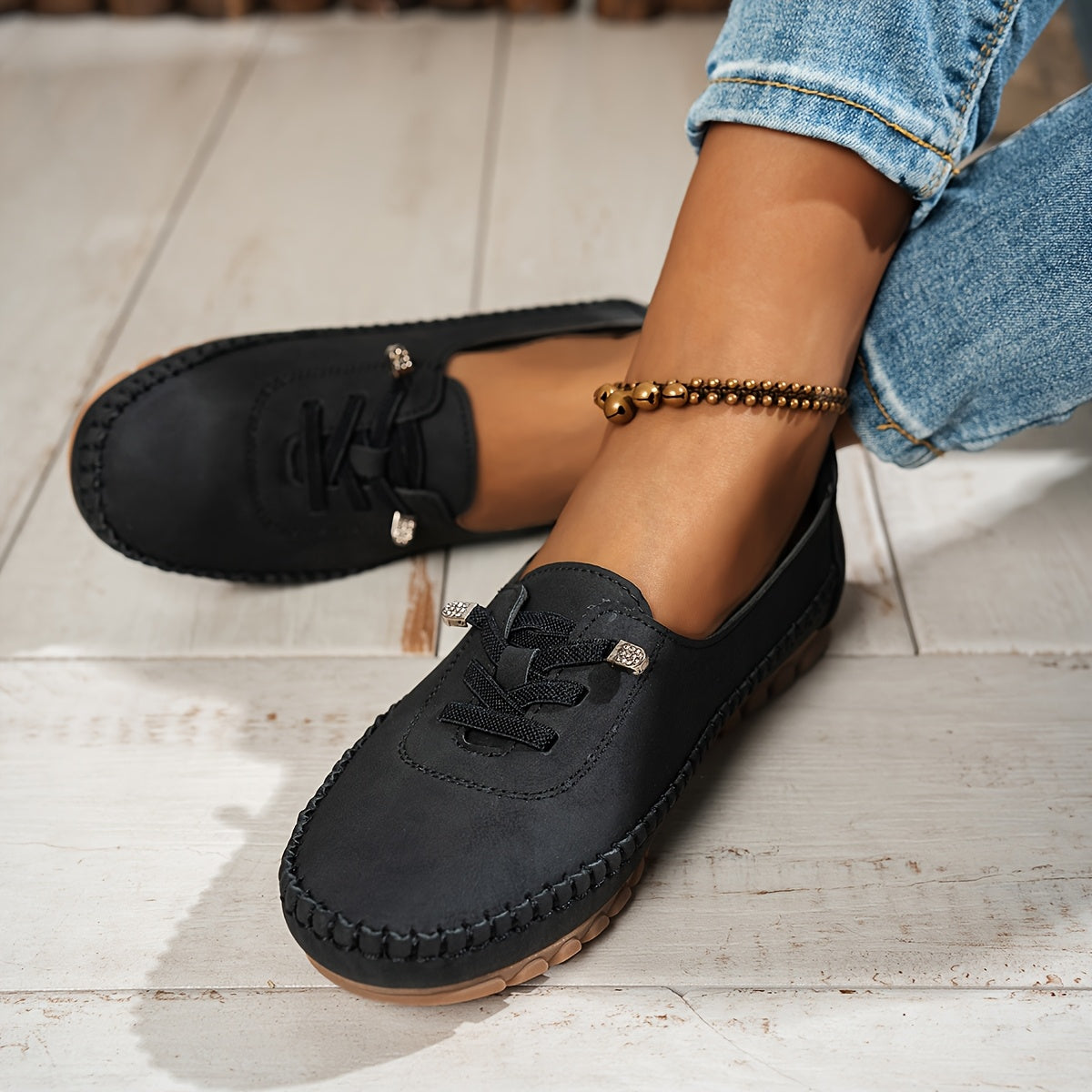 Orthelia | Mocassins souples à soutien intégral pour pieds sensibles