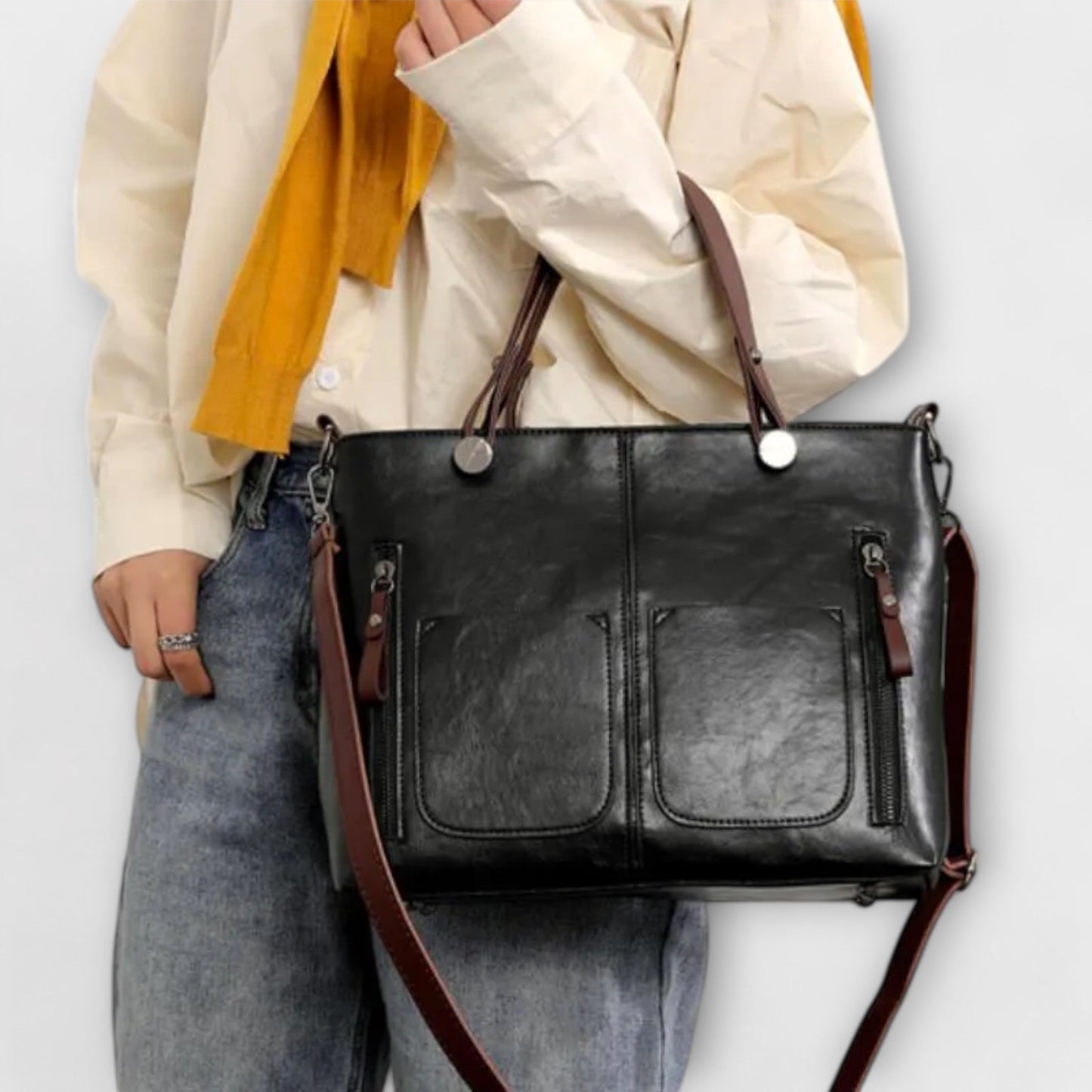 Serenya | Sac Cuir Élégant et Spacieux