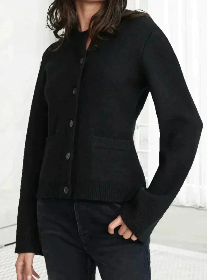 Ysaline | Cardigan à la Mode avec Manches Amples