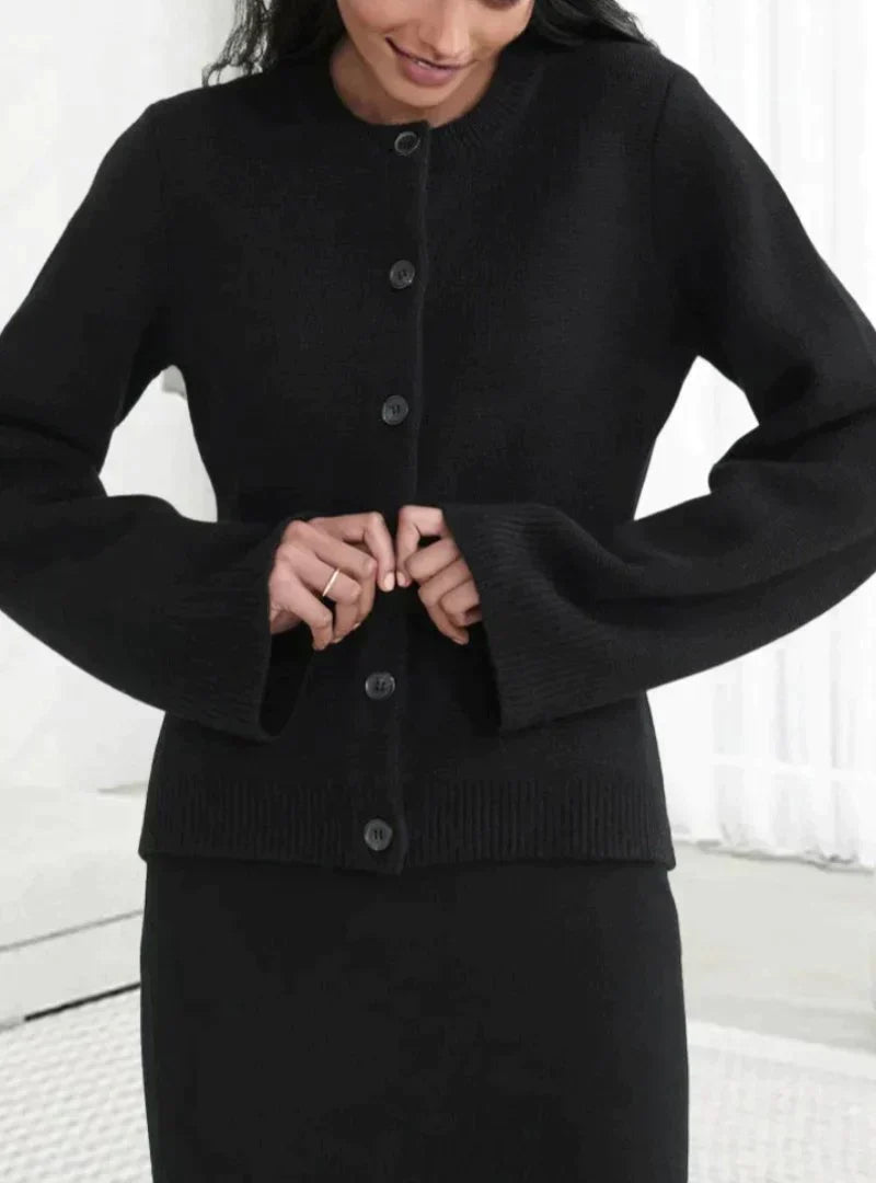 Ysaline | Cardigan à la Mode avec Manches Amples