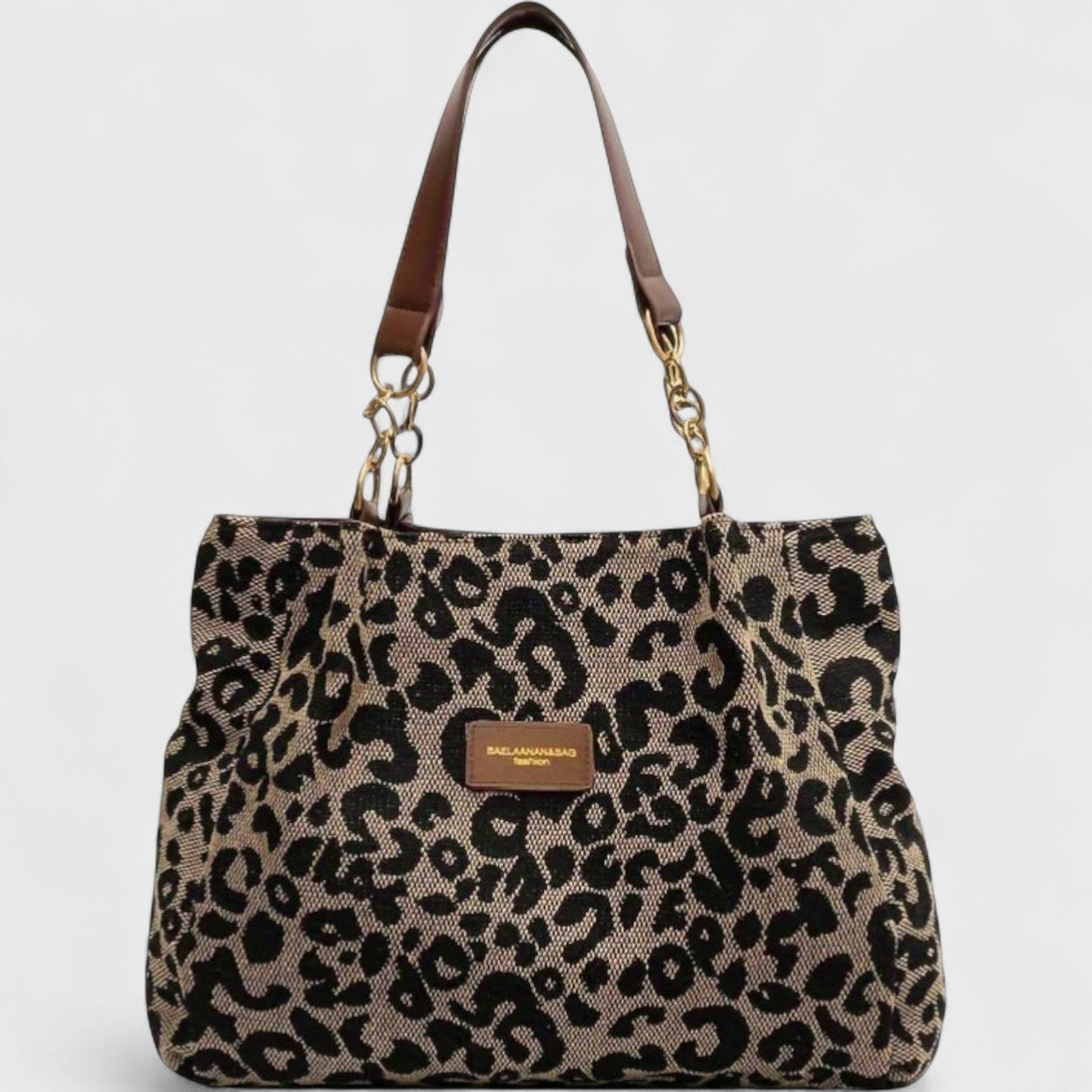 Agate | Sac Sauvage Shopping Motif Léopard
