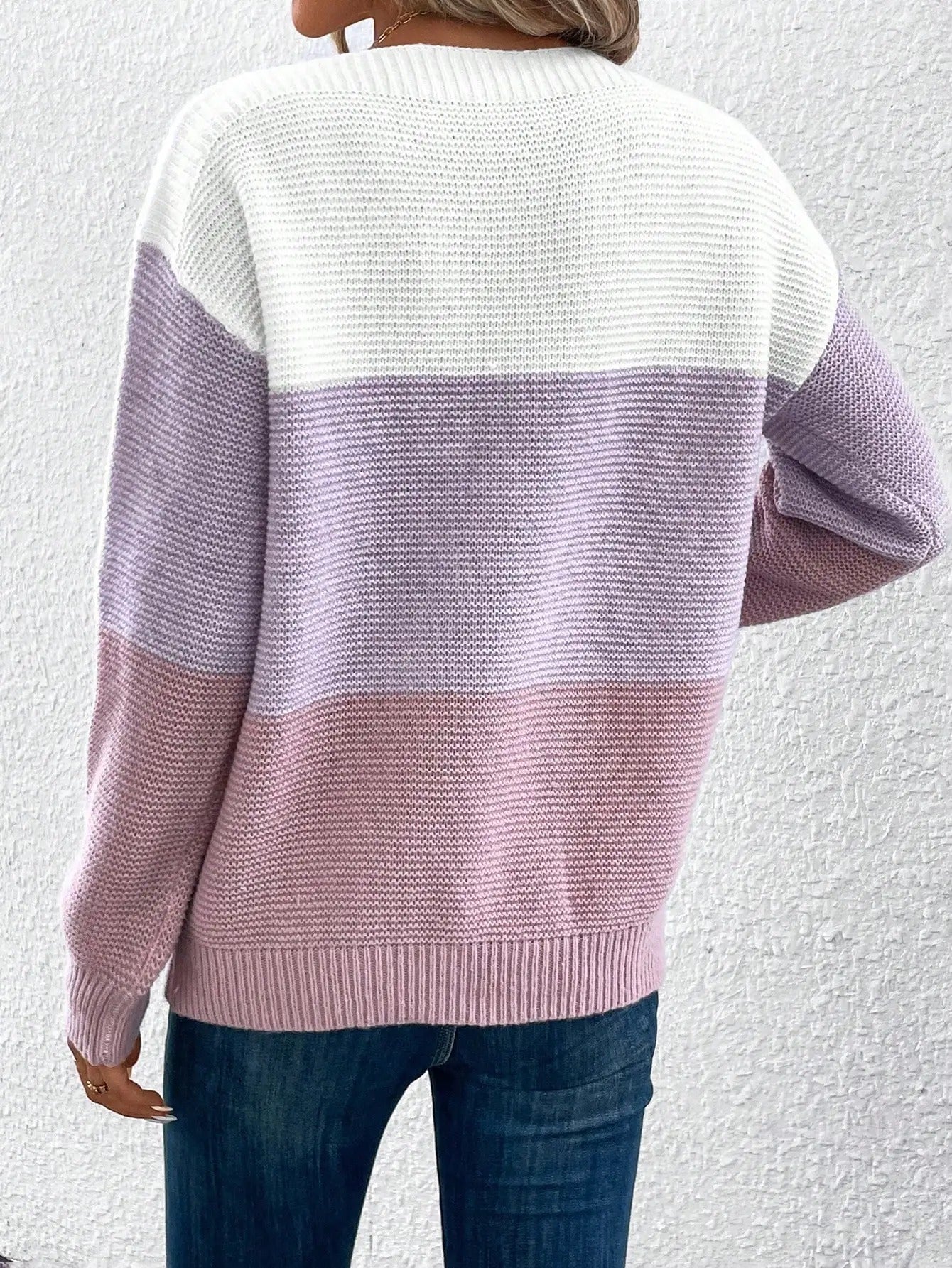 Fenella ~ pull en maille dégradée
