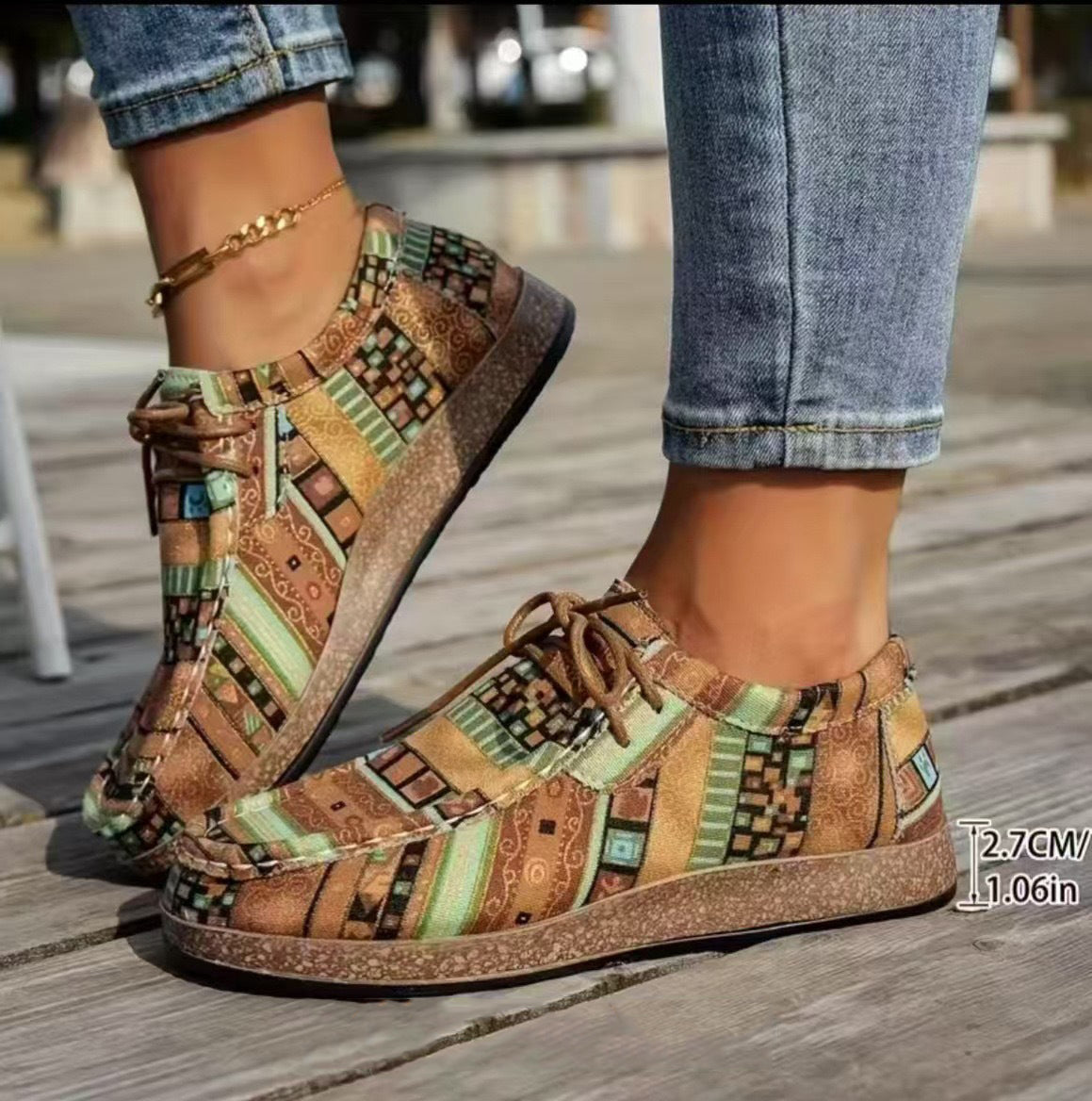 Belleau Bordeaux - Chaussures rétro colorées pour femme