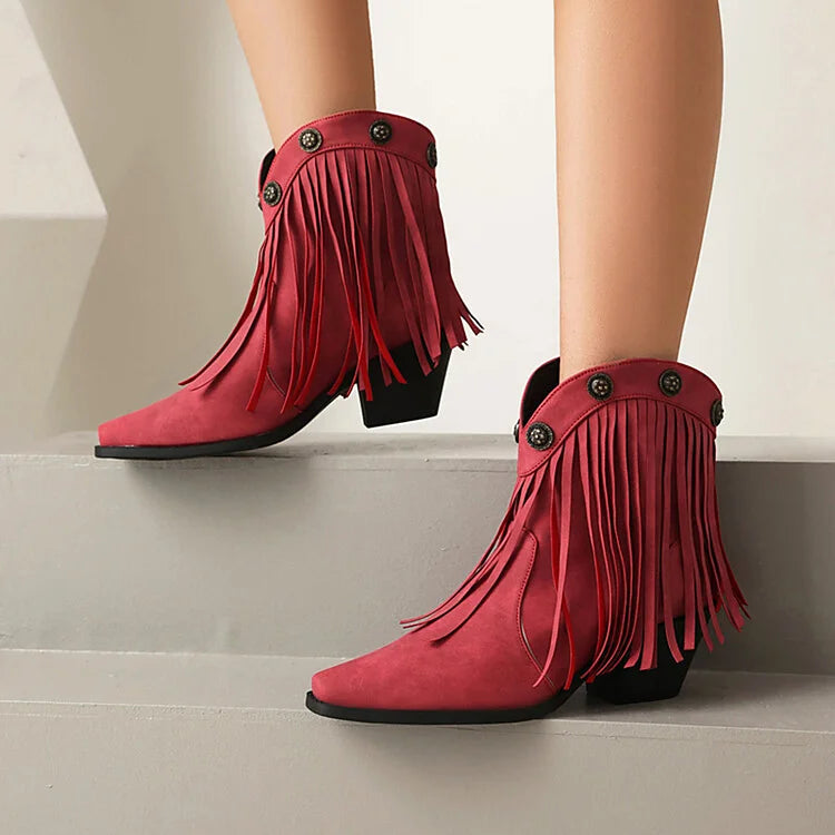 Lila | Bottes en daim design