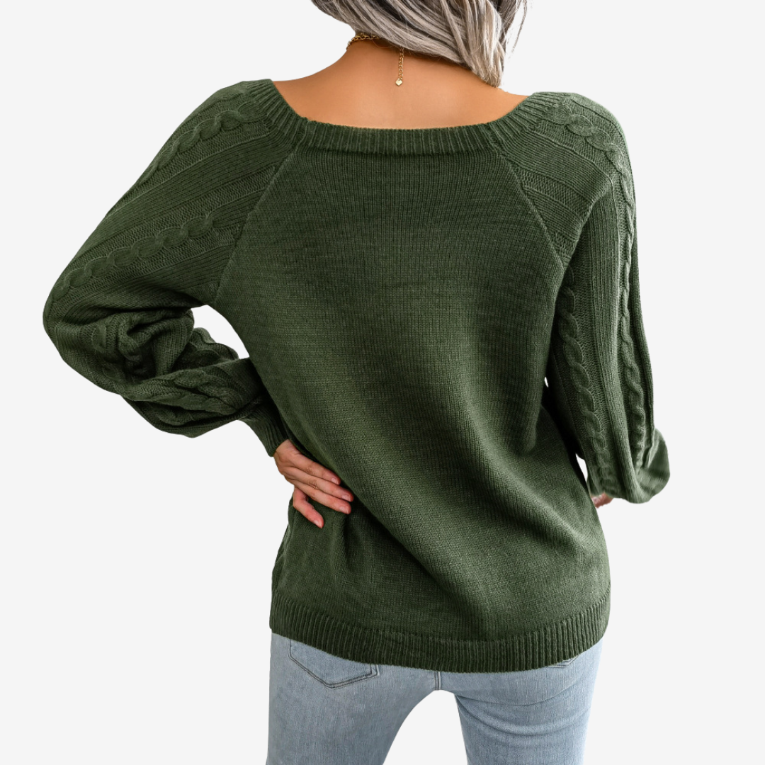 Meli | Pull à Boutons Décoratifs