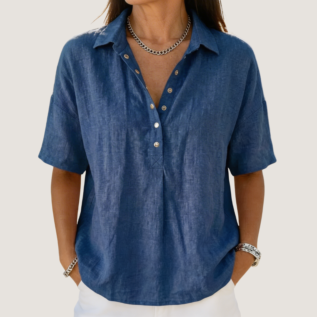 Hélène | Blouse à col