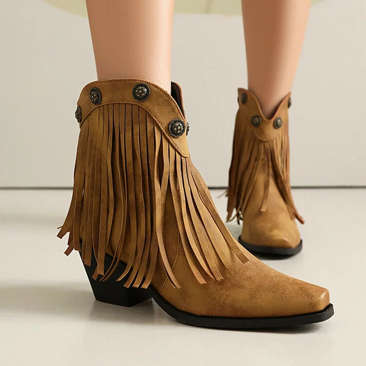 Lila | Bottes en daim design