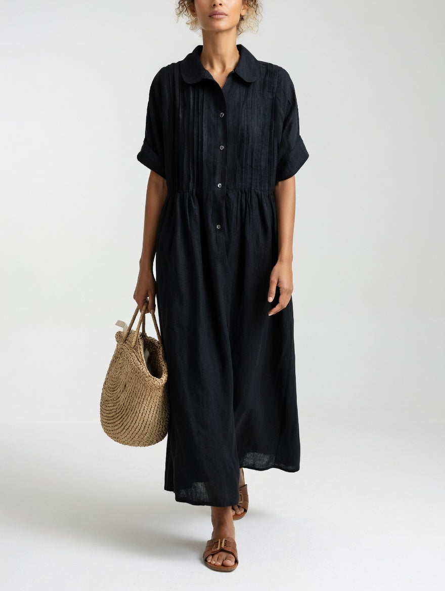 Lysandra | Robe chemise fluide estivale