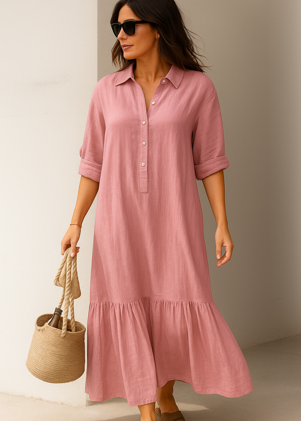 Noé | Robe Basique à Couvrir le Ventre