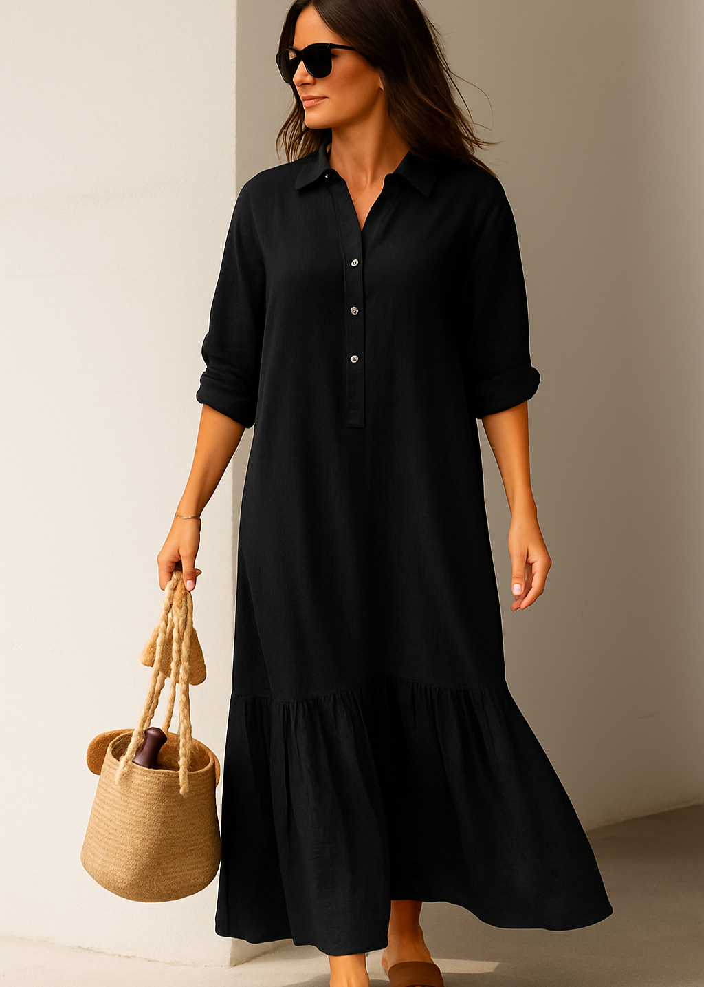 Noé | Robe Basique à Couvrir le Ventre