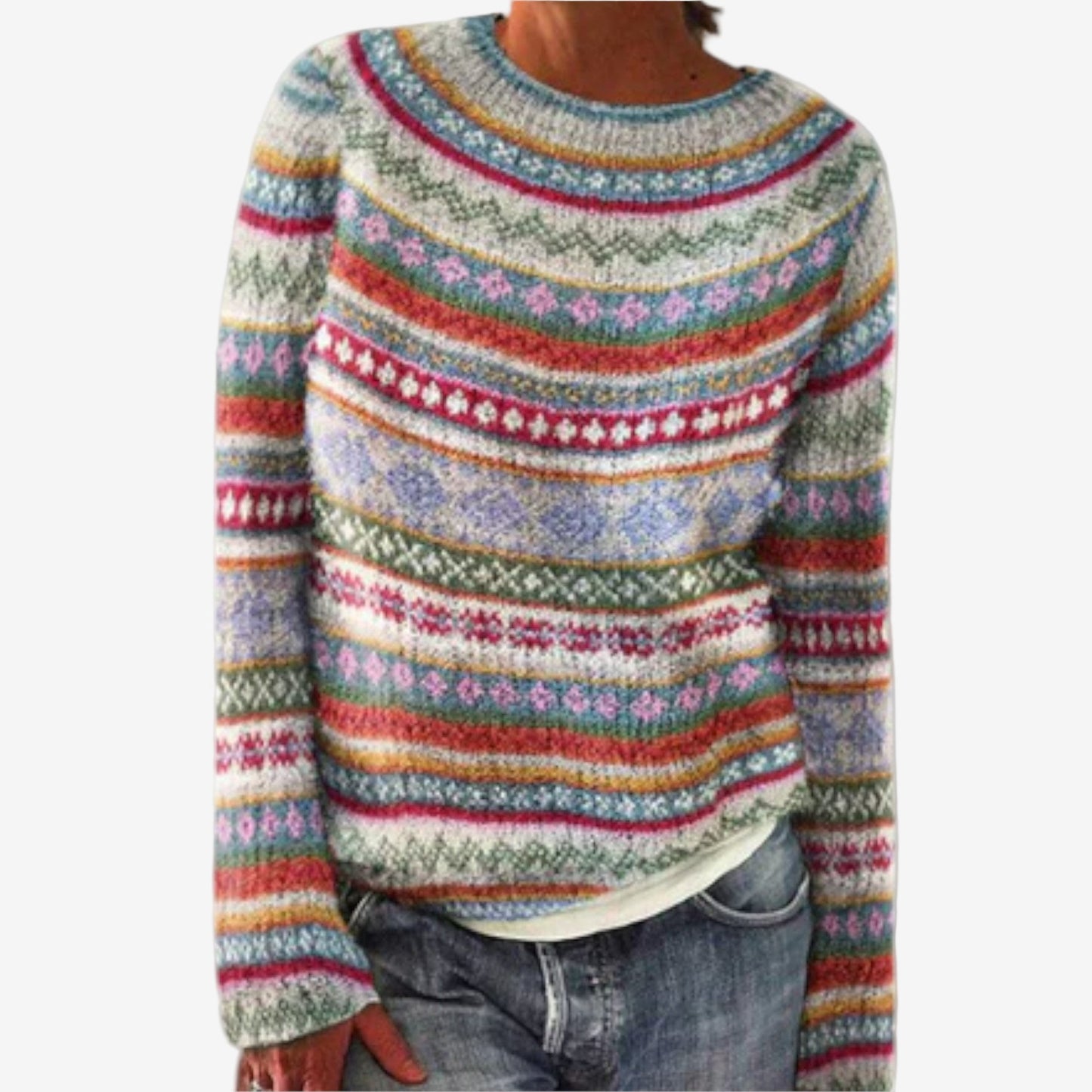 Suzane | Pull Tricot Nordique