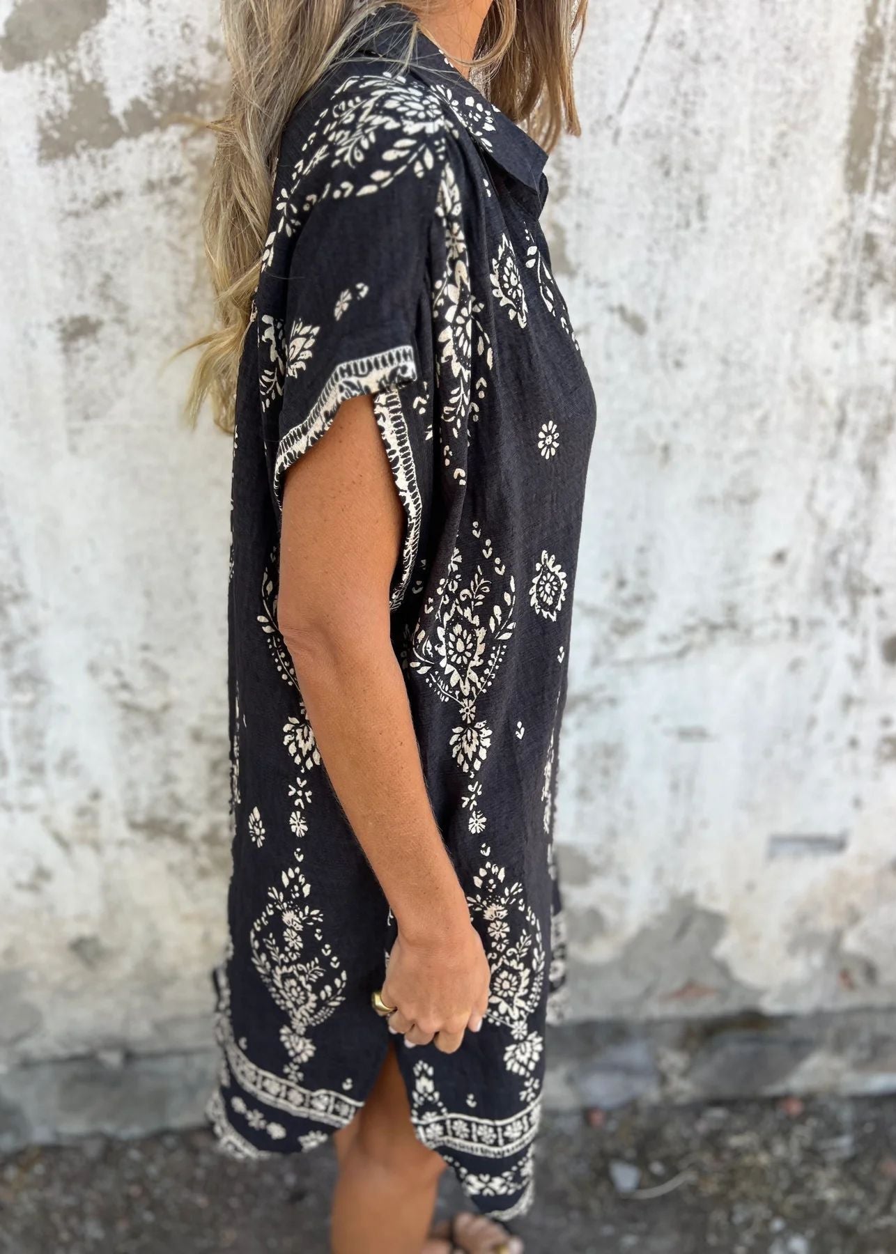 Indy | Robe chemisier bohème