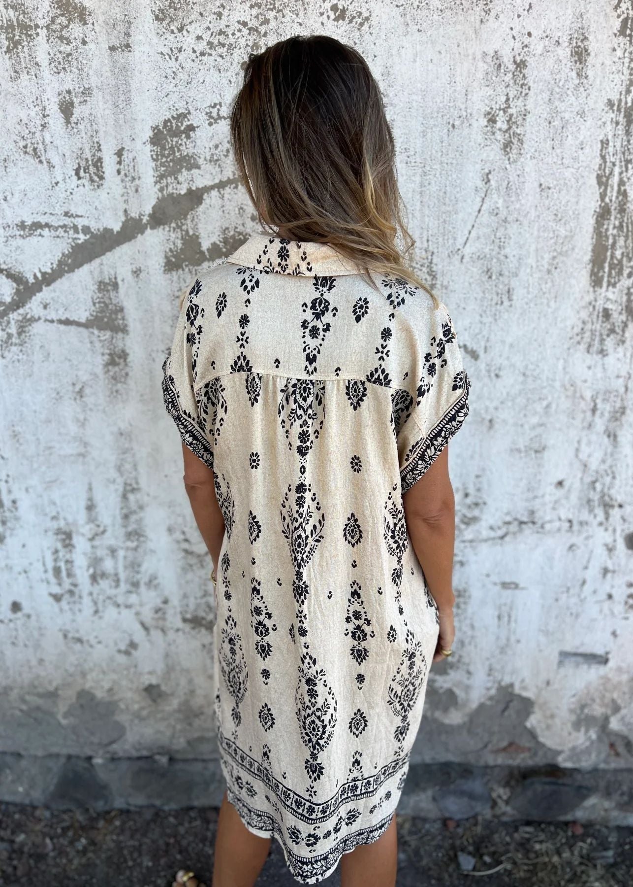 Indy | Robe chemisier bohème