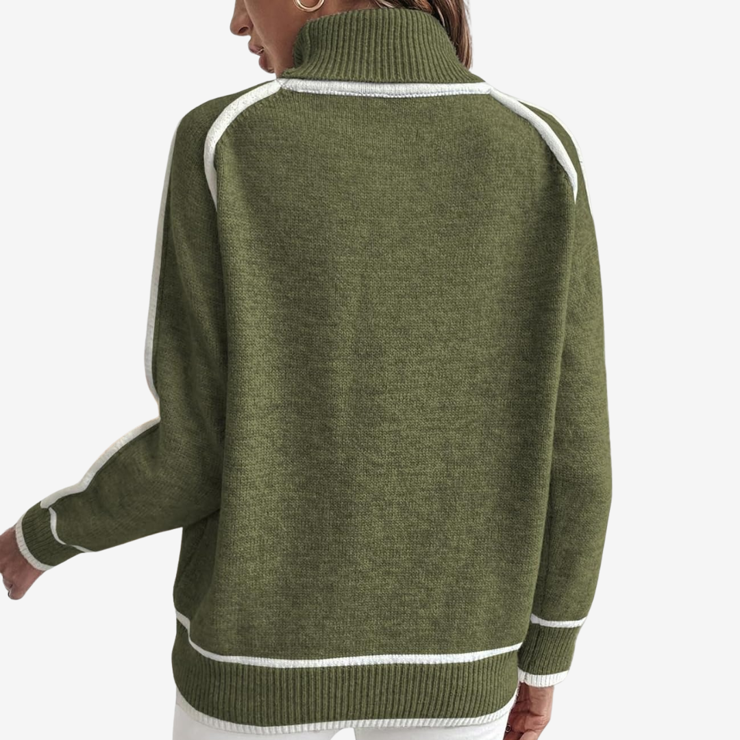 Christine | Pull Col Montant