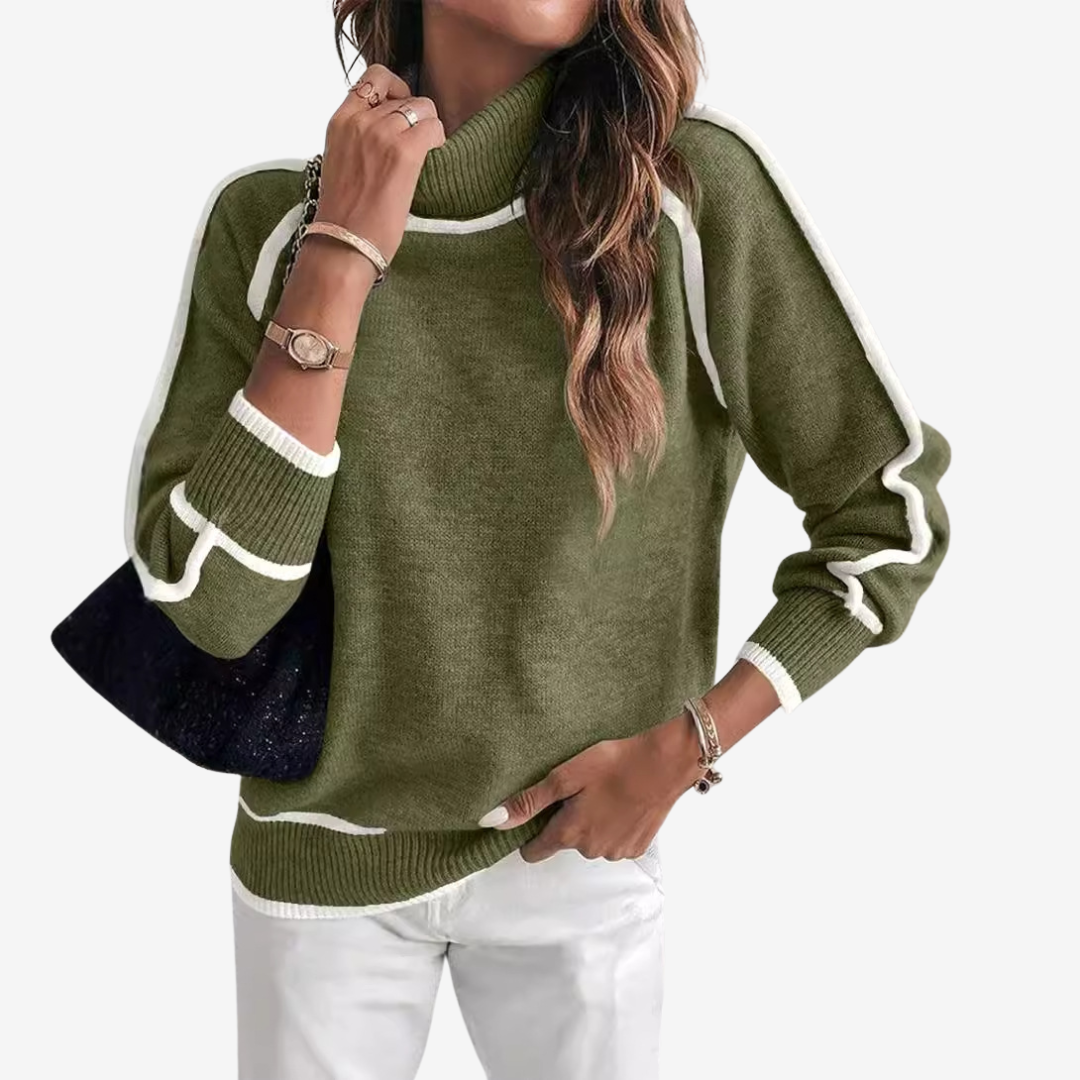 Christine | Pull Col Montant