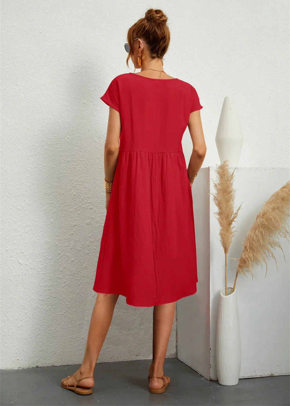 Liv ~ Robe d'été décontractée avec poches