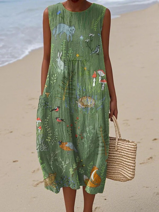 Espoir | Robe Midi Woodland