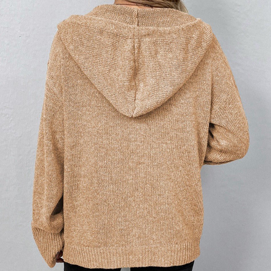 Laurence | Cardigan à Capuche et Boutons