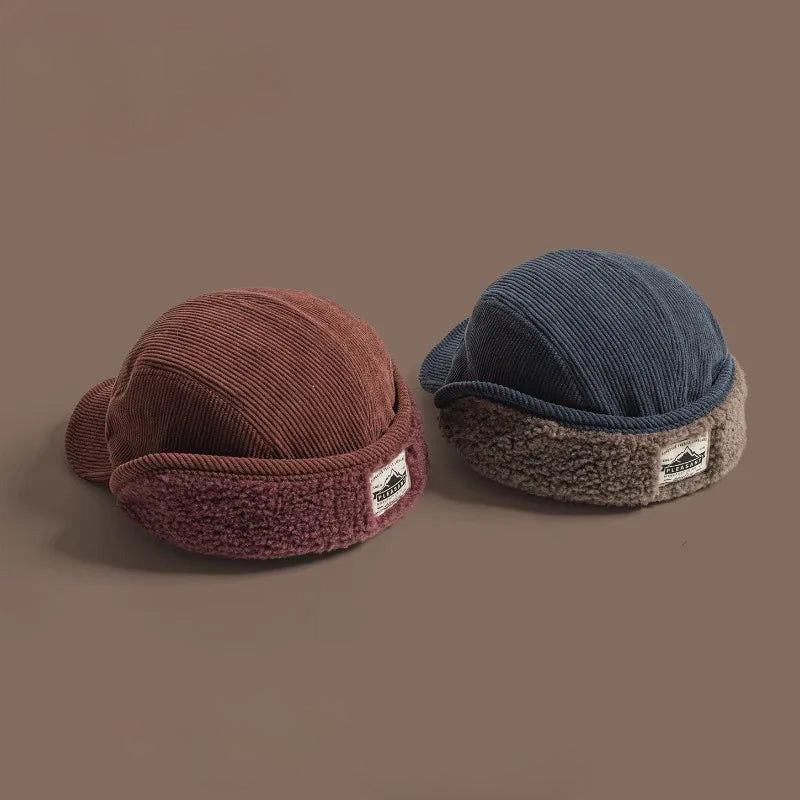 Hivéria – Casquette Côtelée à Rabats d’Oreilles