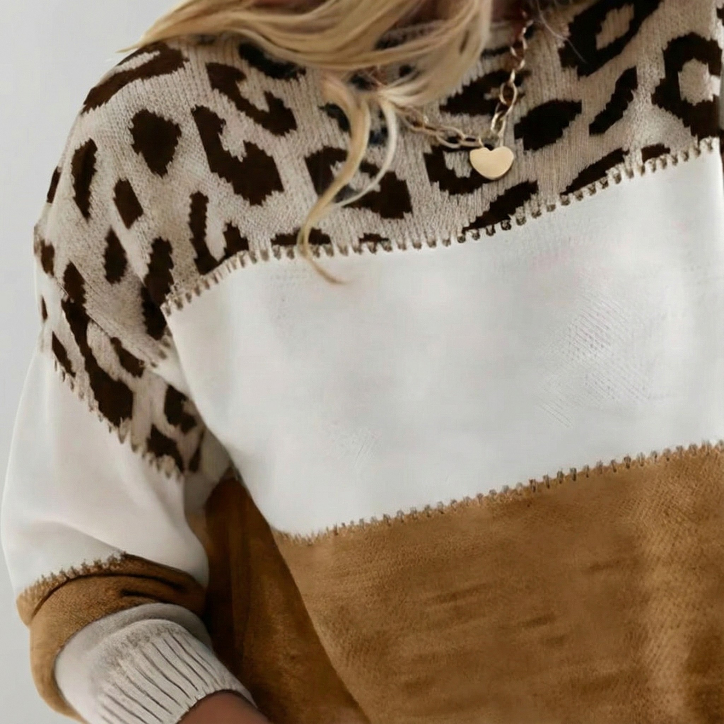 Brigitte | Pull Léopard Élégance