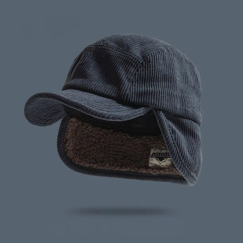 Hivéria – Casquette Côtelée à Rabats d’Oreilles