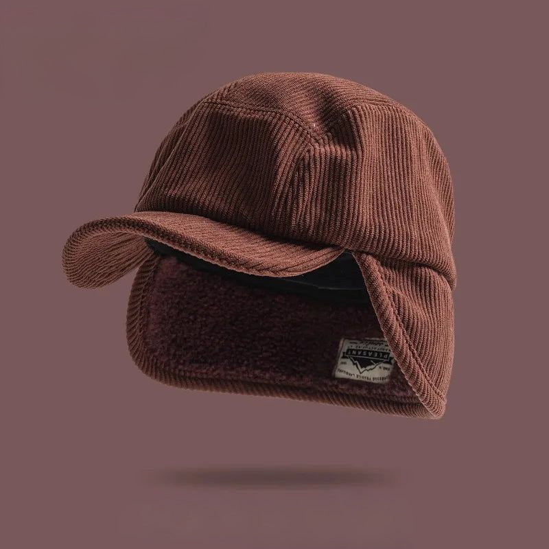 Hivéria – Casquette Côtelée à Rabats d’Oreilles