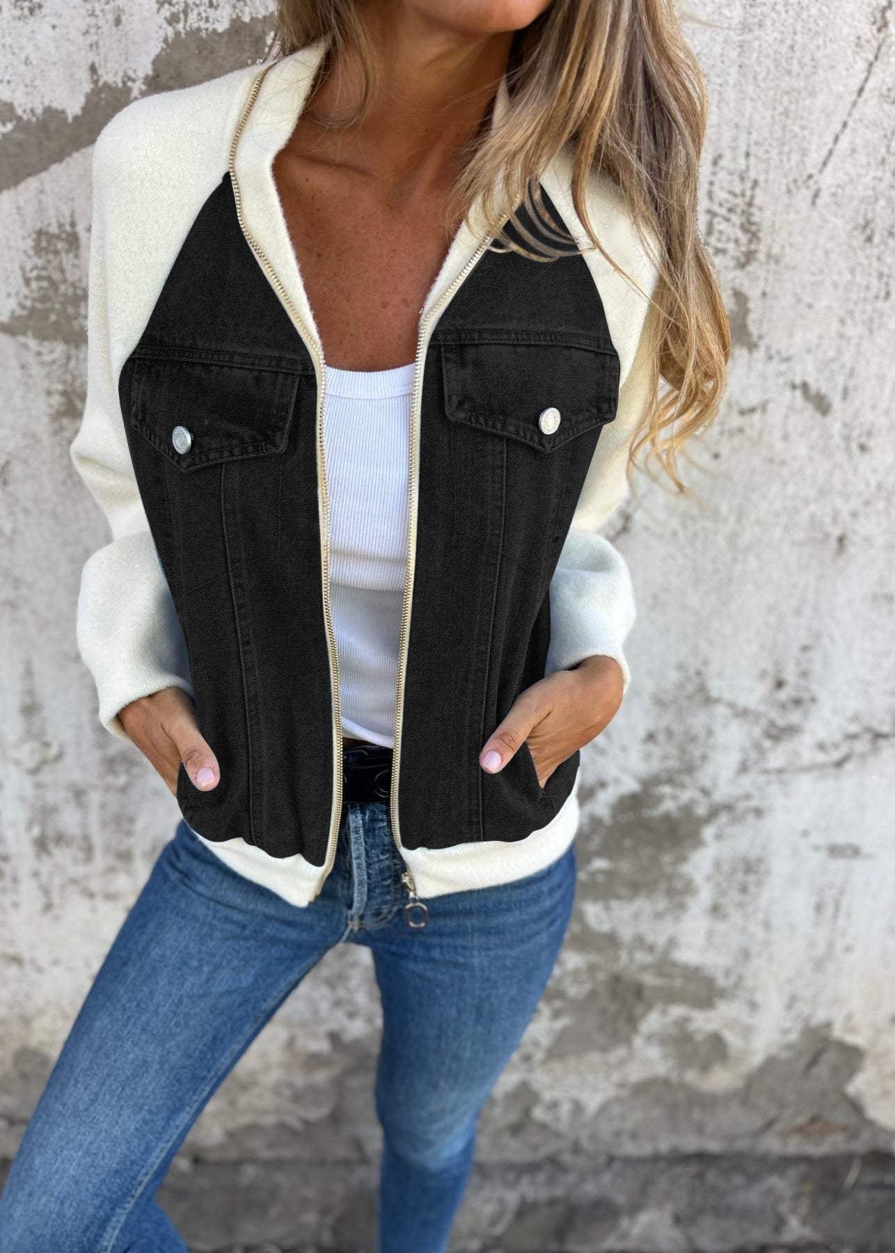 Amy ~ veste en denim confortable