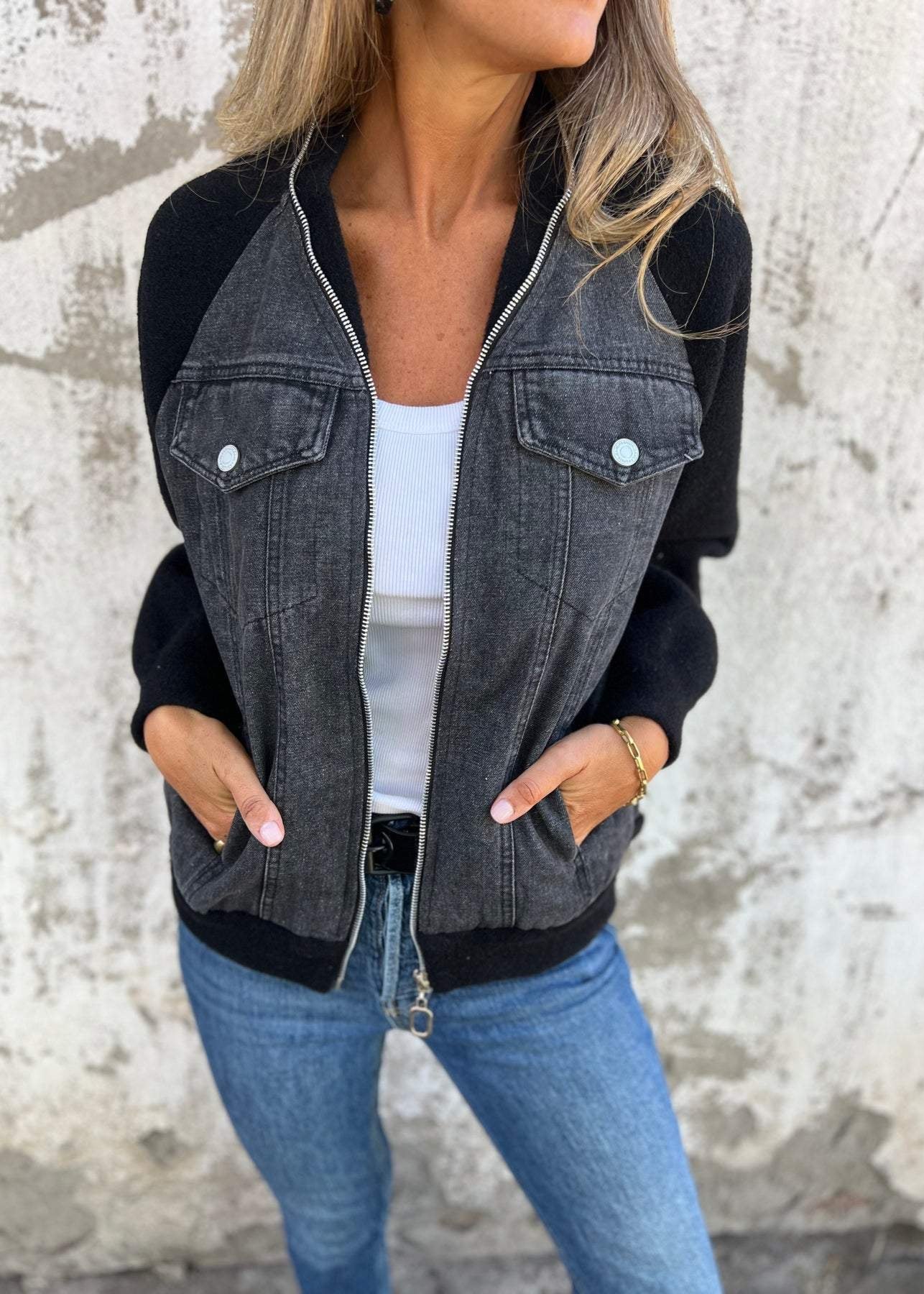 Amy ~ veste en denim confortable