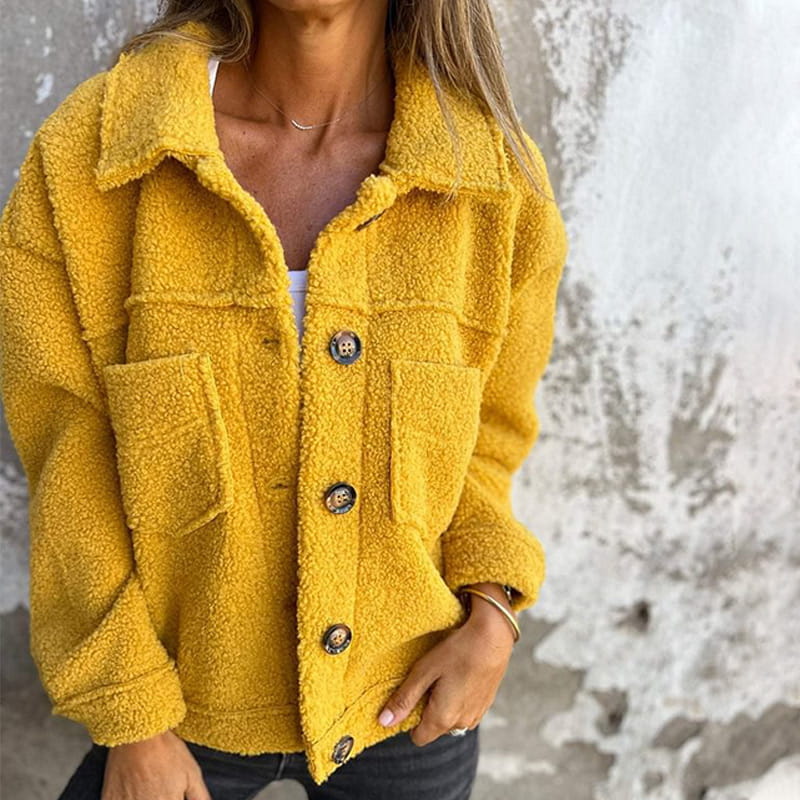 Mirella | Veste boutonnée douillette